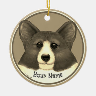 Welsh Corgi dog Keramisch Ornament