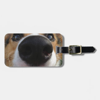 Welsh Corgi Dog Nose Collectie Bagagelabel