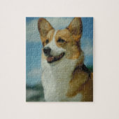 Welsh Corgi Dog Puzzle Legpuzzel (Verticaal)