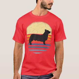 Welsh Corgi Dog Retro1579 T-shirt