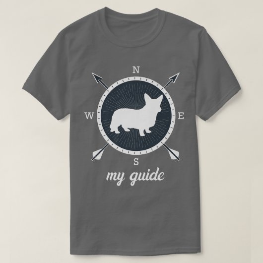 Welsh Corgi Dog Retro1589 T-shirt (Design voorkant)