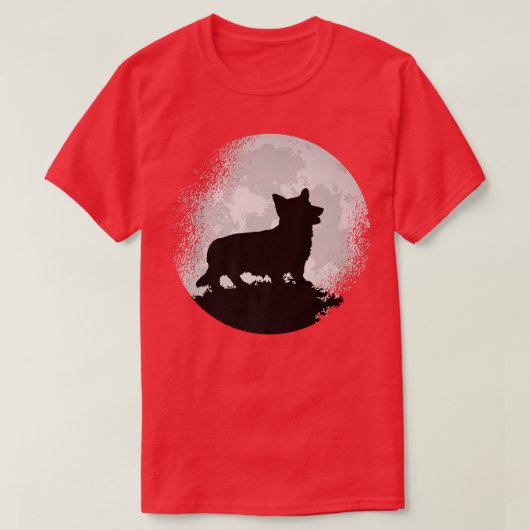 Welsh Corgi Dog Retro1591 T-shirt (Design voorkant)