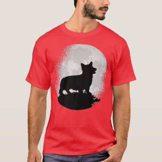 Welsh Corgi Dog Retro1591 T-shirt
