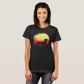 Welsh Corgi Dog Retro 8 T-shirt (Voorkant volledig)