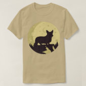 Welsh Corgi Dog Retro Premium T-Shirt Copy Co. (Design voorkant)