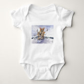 Welsh Corgi dog roeiing Romper (Voorkant)