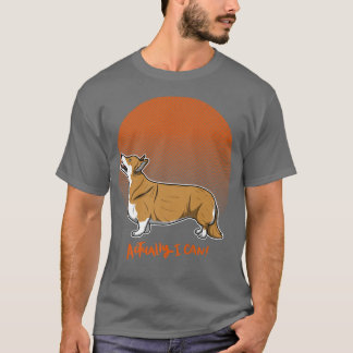 Welsh Corgi Dog Vintage Premium T-Shirt Copy Copy 