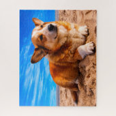 Welsh Corgi Dogs Jigsaws. Legpuzzel (Verticaal)