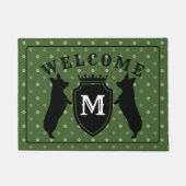  Welsh Corgi Doormat Deurmat (Voorkant)