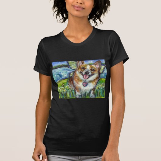 Welsh Corgi Fairy Dog T-shirt (Voorkant)