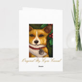 WELSH CORGI FEestDAG Kaart (Achterkant)