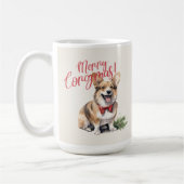 Welsh Corgi Funny Christmas Dog Coffee Mok (Links)