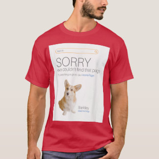 Welsh Corgi Funny Online Shop Ecommerce Seller 404 T-shirt