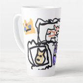 Welsh Corgi hearts  Latte Mok (Linkerhoek)