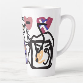 Welsh Corgi hearts  Latte Mok