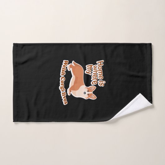Welsh Corgi Home Handdoek (Handdoek)