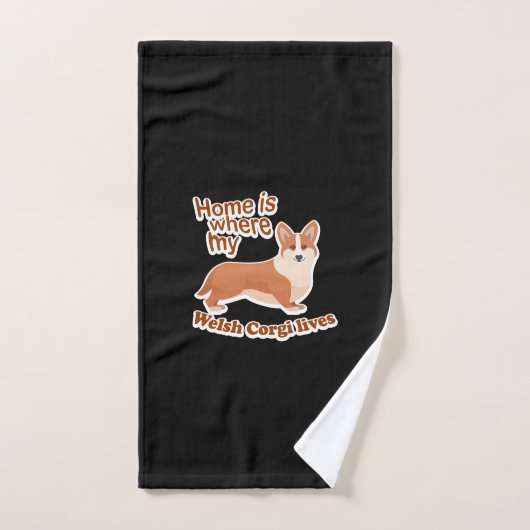 Welsh Corgi Home Handdoek (Handdoek)