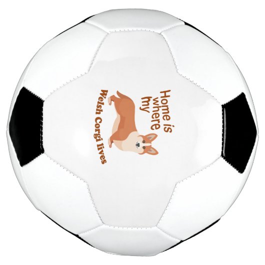 Welsh Corgi Home Voetbal (Gedraaid)