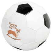 Welsh Corgi Home Voetbal (Drie kwart)