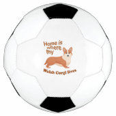 Welsh Corgi Home Voetbal (Voorkant)