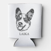 Welsh Corgi Hond Gepersonaliseerde Hand Drawing Blikjeskoeler (Voorkant)