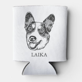 Welsh Corgi Hond Gepersonaliseerde Hand Drawing Blikjeskoeler
