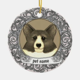 Welsh Corgi hond liefdevolle herinnering ornament