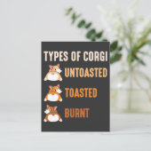 Welsh Corgi Hondenliefhebber Gift Schattig Animal  Briefkaart (Staand voorkant)