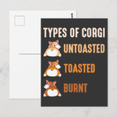 Welsh Corgi Hondenliefhebber Gift Schattig Animal  Briefkaart (Voorkant / Achterkant)