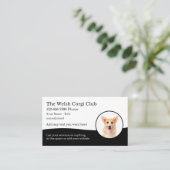 Welsh Corgi Hondenras Thema Visitekaartjes (Staand voorkant)