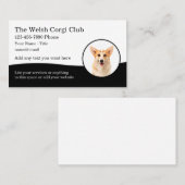 Welsh Corgi Hondenras Thema Visitekaartjes (Voorkant / Achterkant)