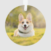 Welsh Corgi kerstspeldenhond Ornament (achterkant)