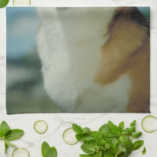Welsh Corgi Kitchen Towel Theedoek (Gevouwen)