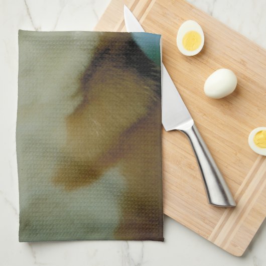 Welsh Corgi Kitchen Towel Theedoek (Quarter Fold)