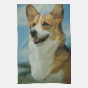 Welsh Corgi Kitchen Towel Theedoek