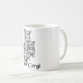 Welsh Corgi Koffiemok (Voorkant rechts)