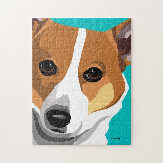 Welsh Corgi Legpuzzel (Verticaal)