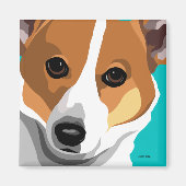 Welsh Corgi magneten (Voorkant)