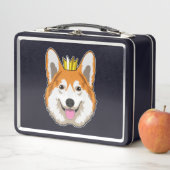 Welsh Corgi met Crown (In situ)