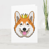 Welsh Corgi met Kroon Kaart (Voorkant)