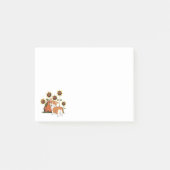 Welsh Corgi met zonnebloemen Post-it® Notes (Voorkant)