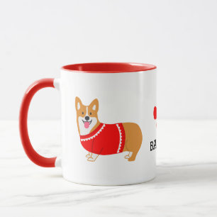 Welsh Corgi Mok gepersonaliseerd