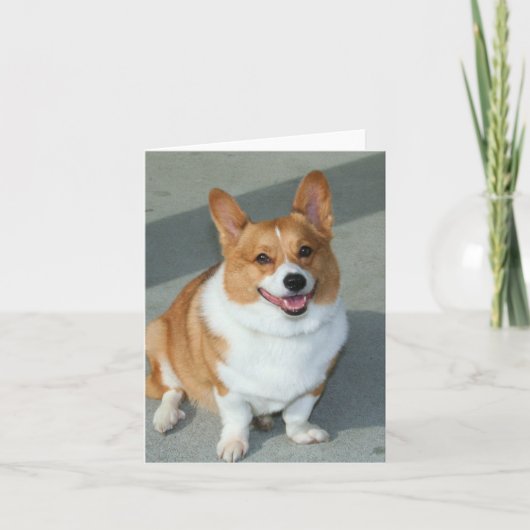 Welsh Corgi notecard Kaart (Voorkant)