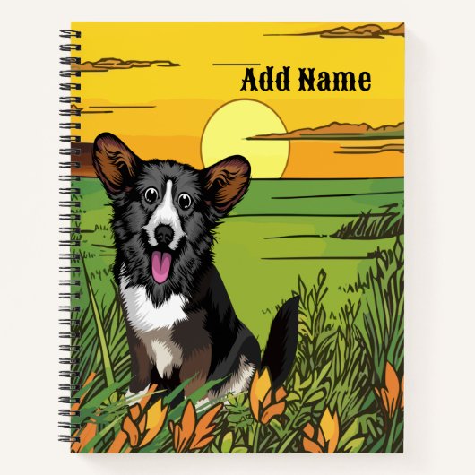Welsh Corgi Notitieboek (Voorkant)