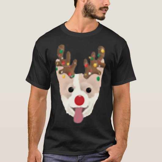 Welsh Corgi P Kerstmis T-shirt (Voorkant)
