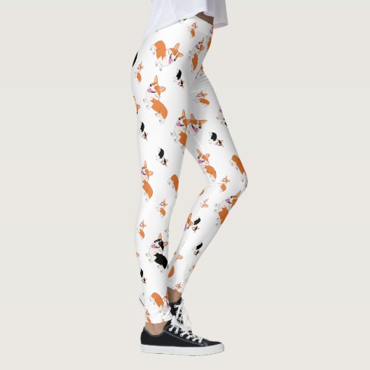 Welsh Corgi Pattern Leggings (Rechts)