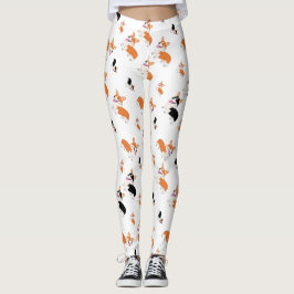 Welsh Corgi Pattern Leggings