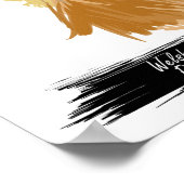 Welsh Corgi Pembroke Dog Portrait | Pet Portret Poster (Hoek)