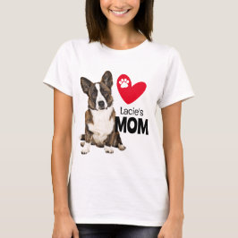 Welsh Corgi Persoonlijke mam T-Shirt
