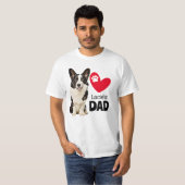 Welsh Corgi Persoonlijke vader T-Shirt (Voorkant volledig)